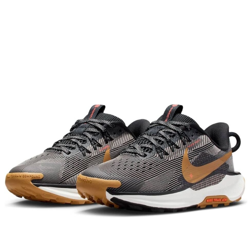 (GS) Nike Pegasus Trail 5 'Black' FV5638-005 - Image 4