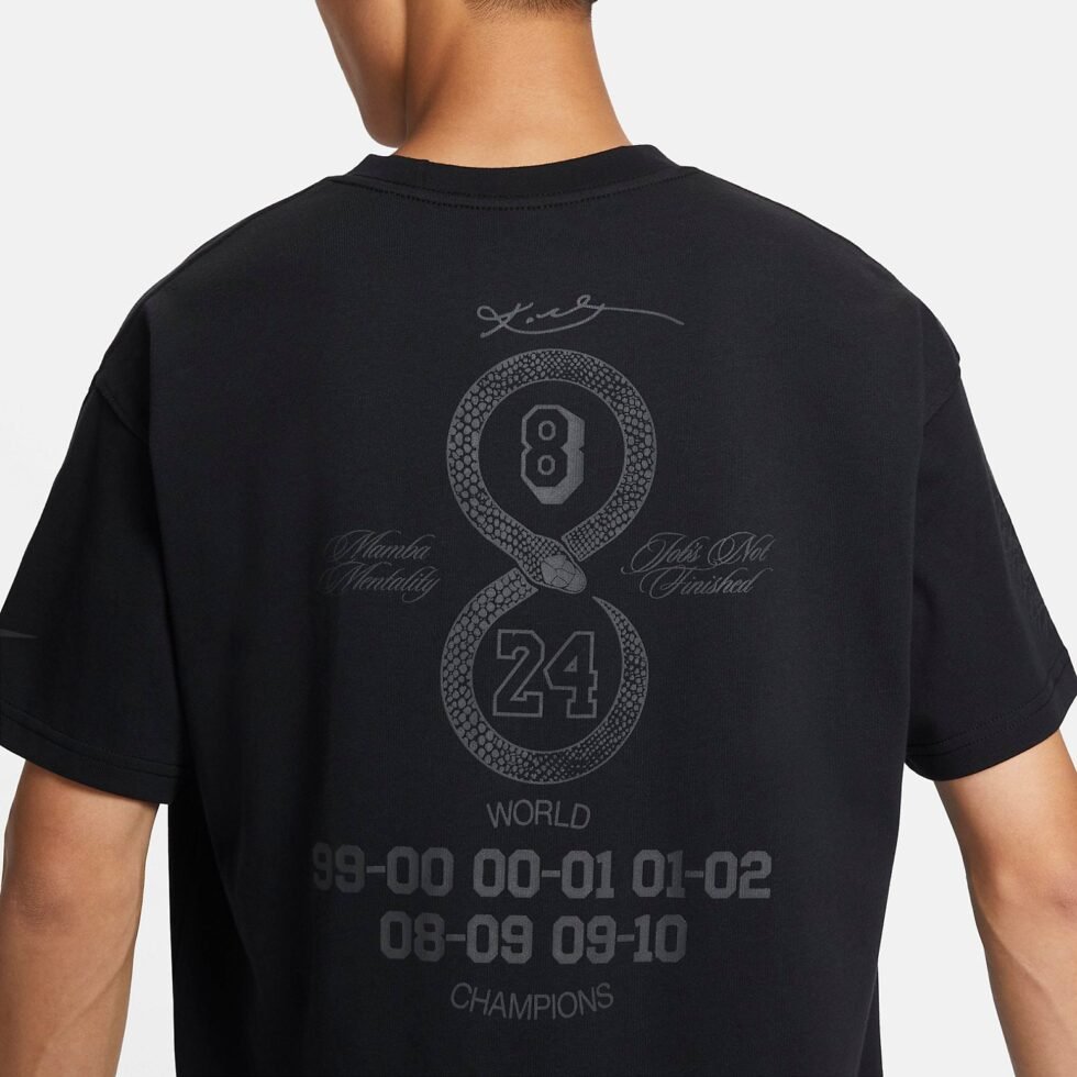 Nike Kobe Bryant Short Sleeves Tee 'Mamba Mentality' FV6067-010 - Image 5