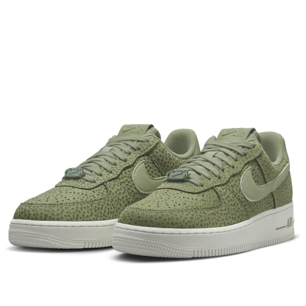 (WMNS) Nike Air Force 1 '07 Premium 'Safari Oil Green' FV6519-200 - Image 4
