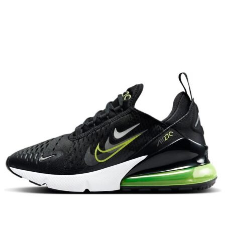 (GS) Nike Air Max 270 'Multi-Swoosh - Black Volt' FV7017-001