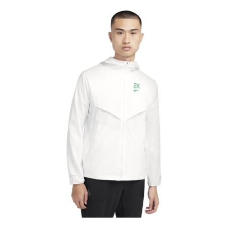 Nike Impossibly Light Water-Repellent Windrunner Running Jacket Asia Sizing 'Kipchoge-White Green' FV9607-121