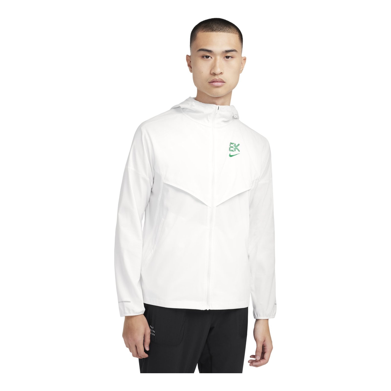 Nike Impossibly Light Water-Repellent Windrunner Running Jacket Asia Sizing 'Kipchoge-White Green' FV9607-121