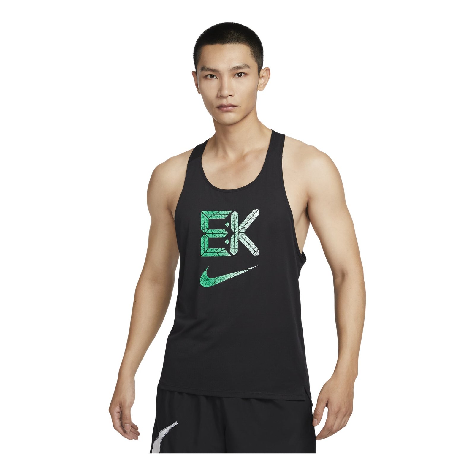 Nike Fast Dri-FIT Running Singlet Asia Sizing 'Kipchoge-Black' FV9611-010