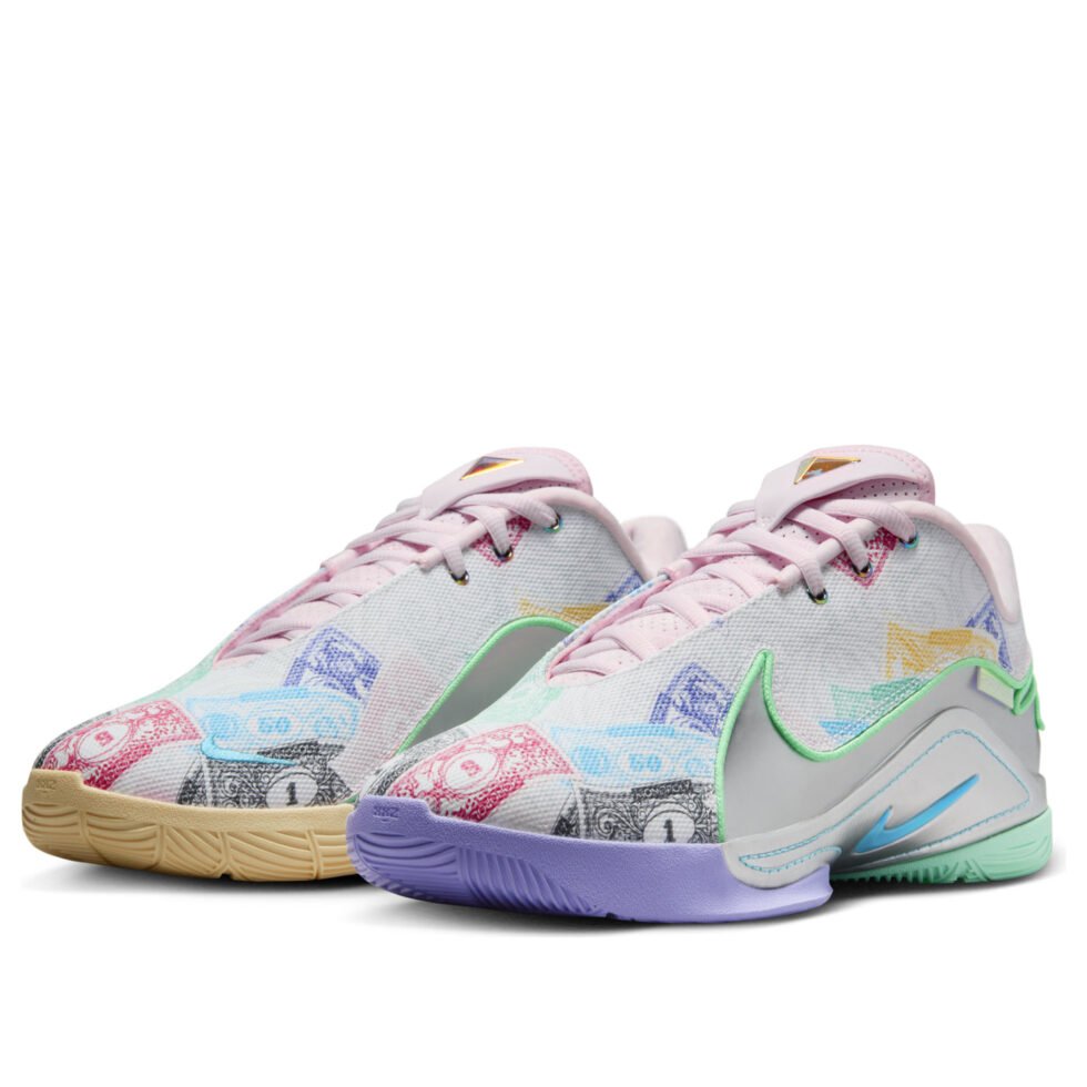 Nike x Monopoly LeBron 22 EP 'Baltic Blue Vapor Green Pink Foam' FZ1098-100 - Image 4