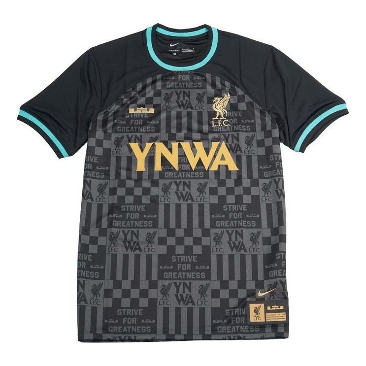 Nike Liverpool x Lebron 23-24 Fourth Jersey 'Black' FZ3199-011