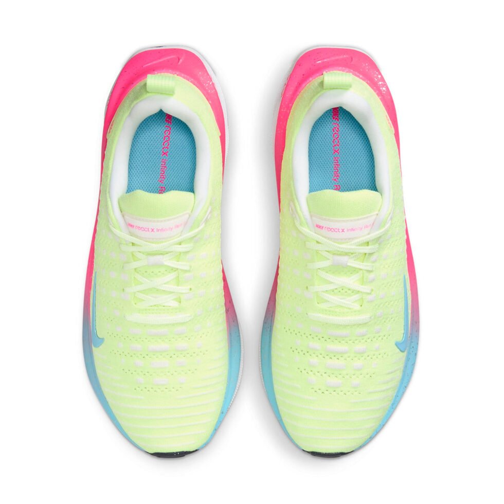 (WMNS) Nike ReactX Infinity Run 4 'Barely Volt Aquarius Blue' FZ3968-705 - Image 4