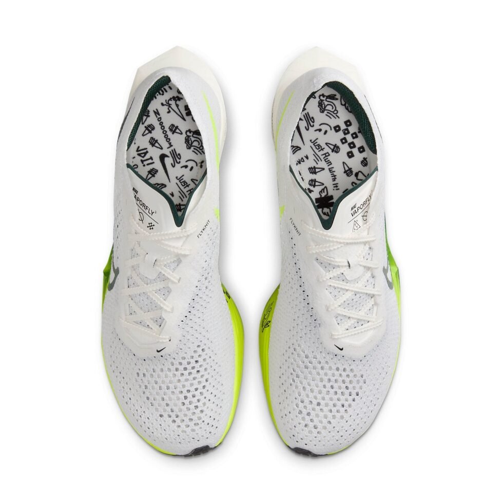 Nike ZoomX Vaporfly 3 Next% 'White Pro Green' FZ4017-100 - Image 4