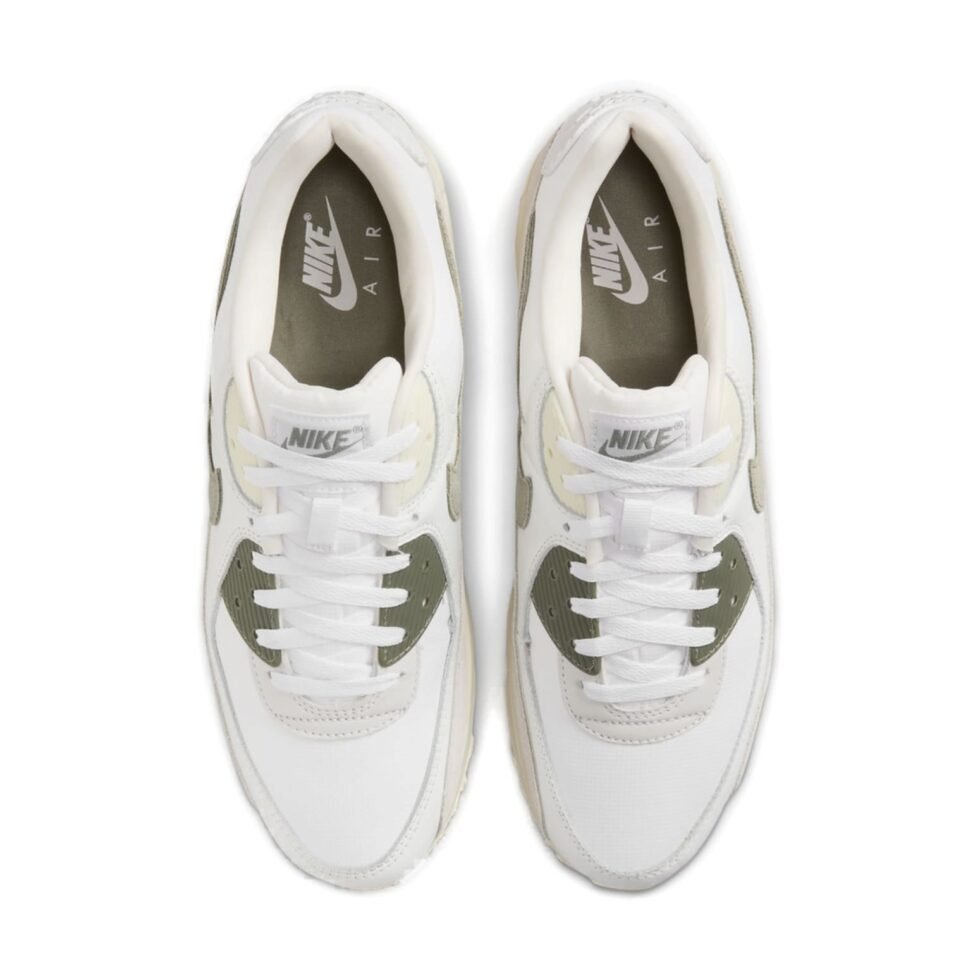 Nike Air Max 90 'White Medium Olive' FZ5159-100 - Image 4