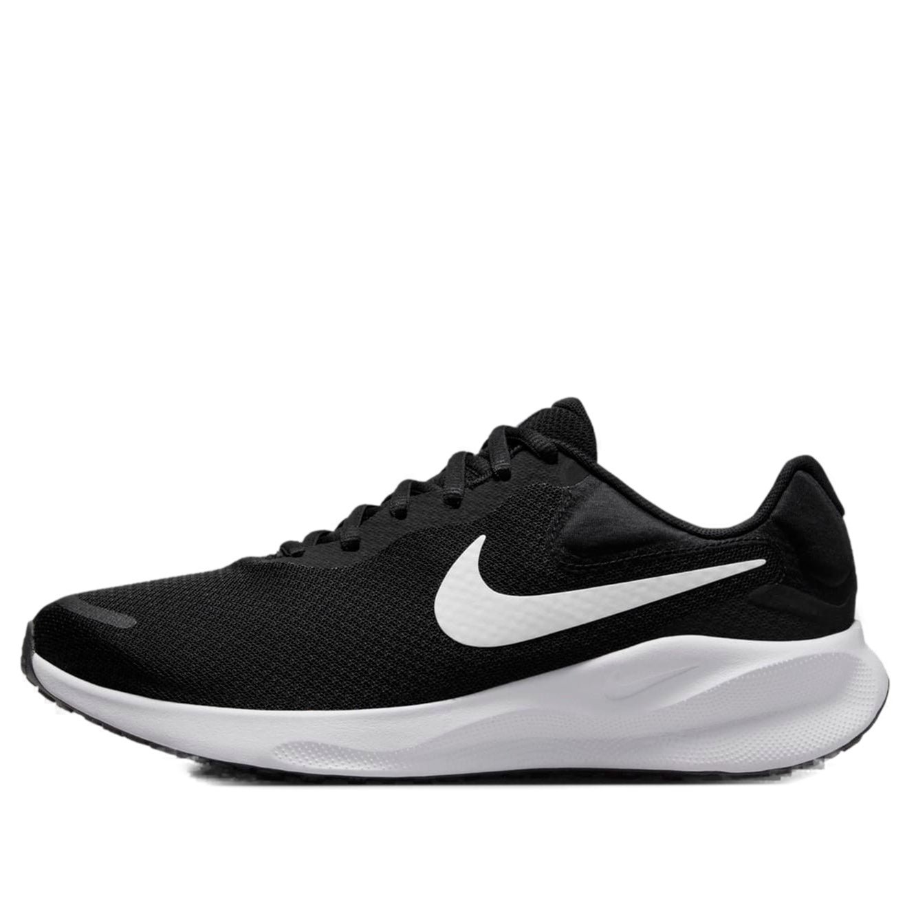 (WMNS) Nike Revolution 7 Wide 'Black White' FZ6829-001