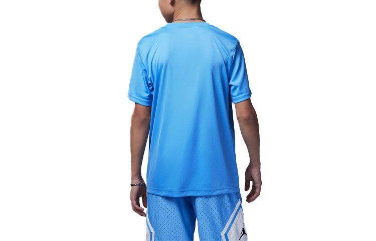 (GS) Air Jordan Jumpman 23 Dri-Fit T-Shirt 'Sky Blue' HA4105-412 - Image 3