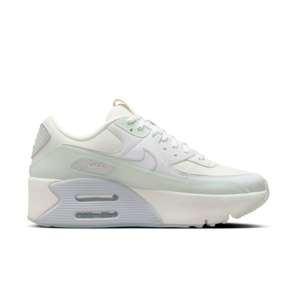 (WMNS) Nike Air Max 90 LV8 'Summit White Barely Green' HF0782-102 - Image 2