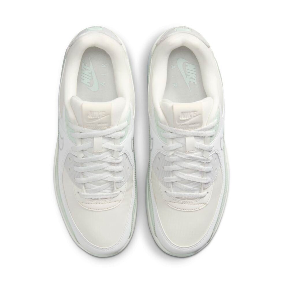 (WMNS) Nike Air Max 90 LV8 'Summit White Barely Green' HF0782-102 - Image 4