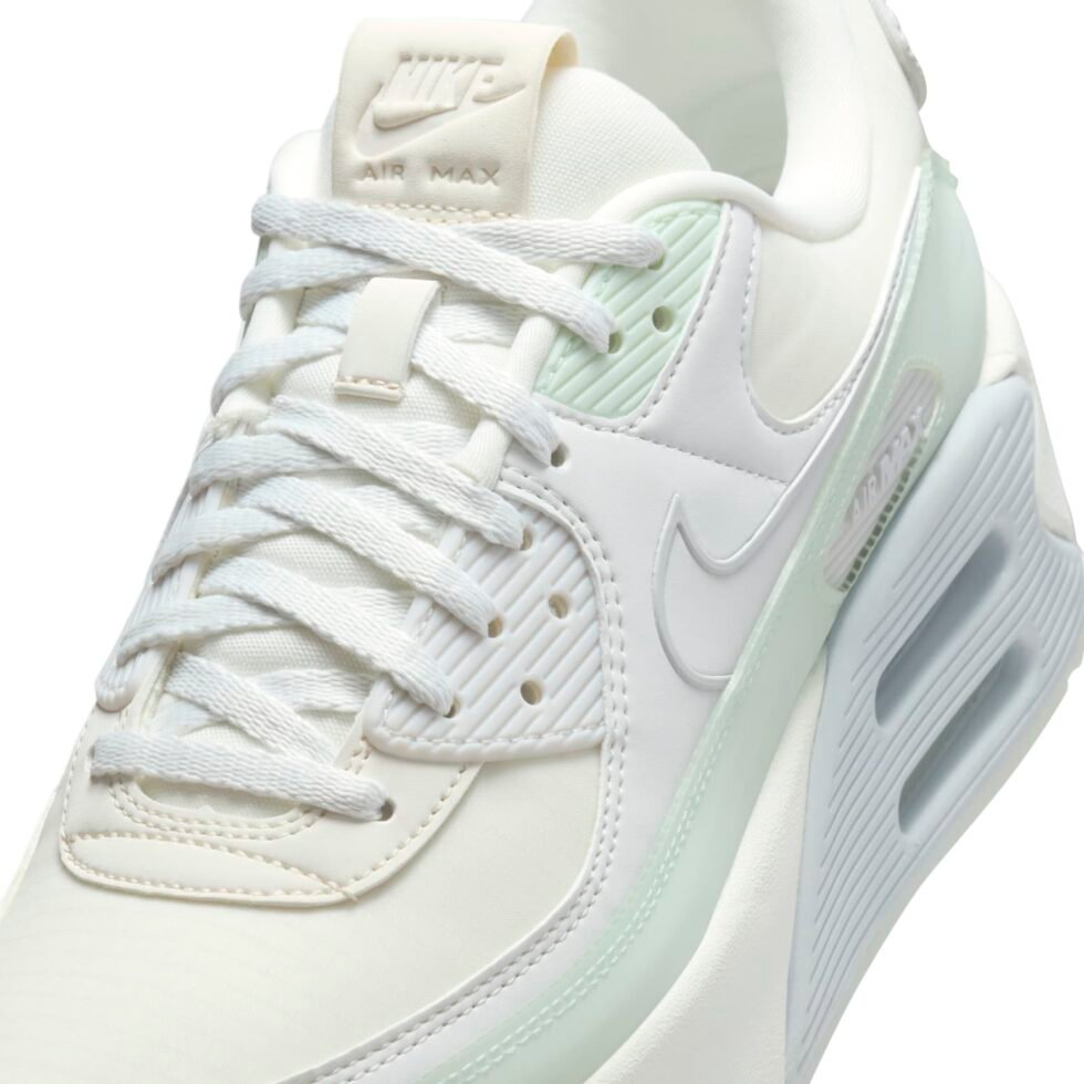 (WMNS) Nike Air Max 90 LV8 'Summit White Barely Green' HF0782-102 - Image 7