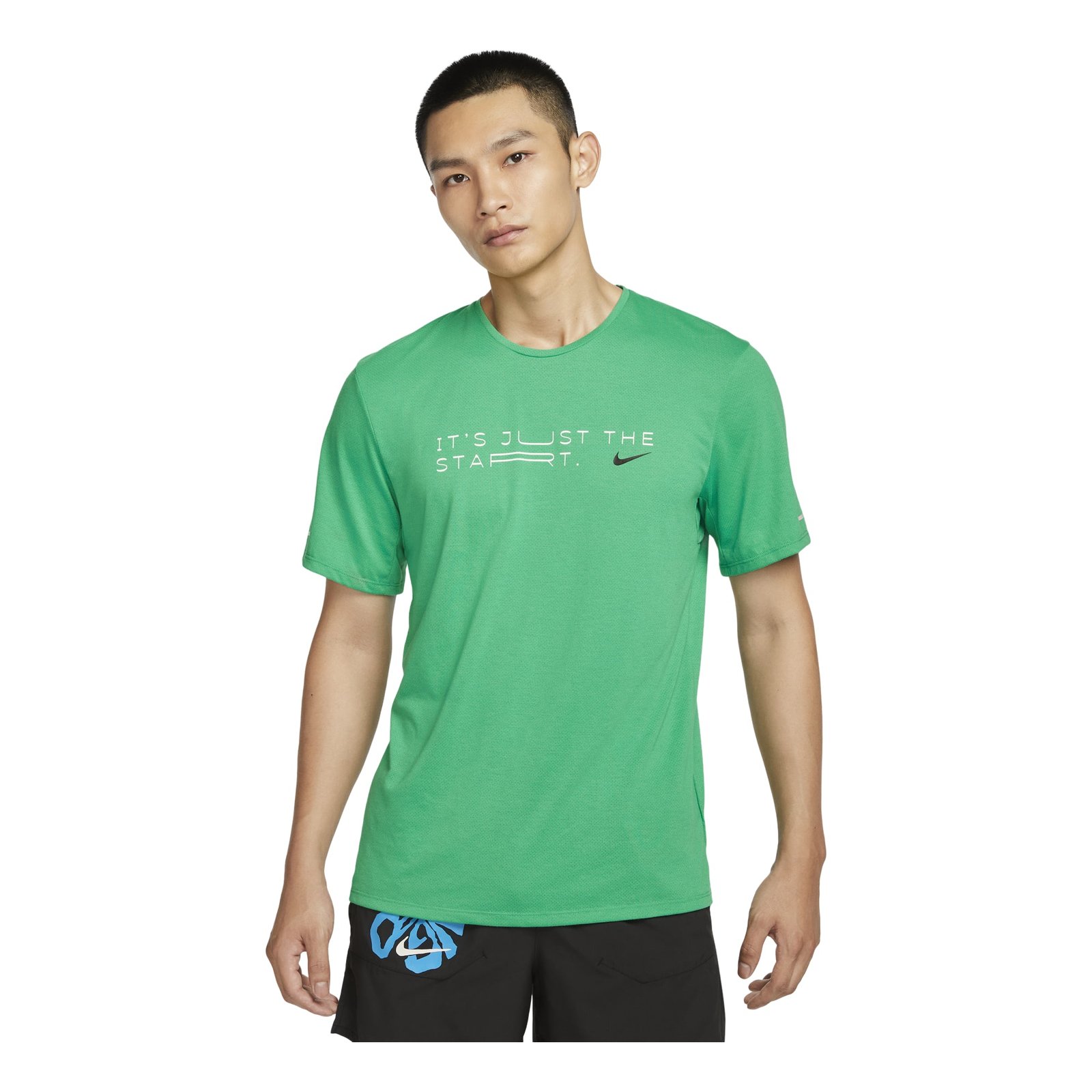 Nike Rise 365 Dri-FIT Short-Sleeve Running Top Asia Sizing 'Kipchoge-Stadium Green' HF0905-324