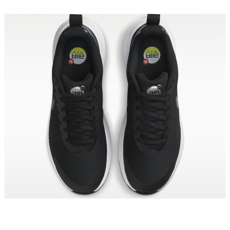 (WMNS) Nike Air Max Nuaxis 'Black White Metallic Silver Metallic Dark Grey' HF1233-003 - Image 2