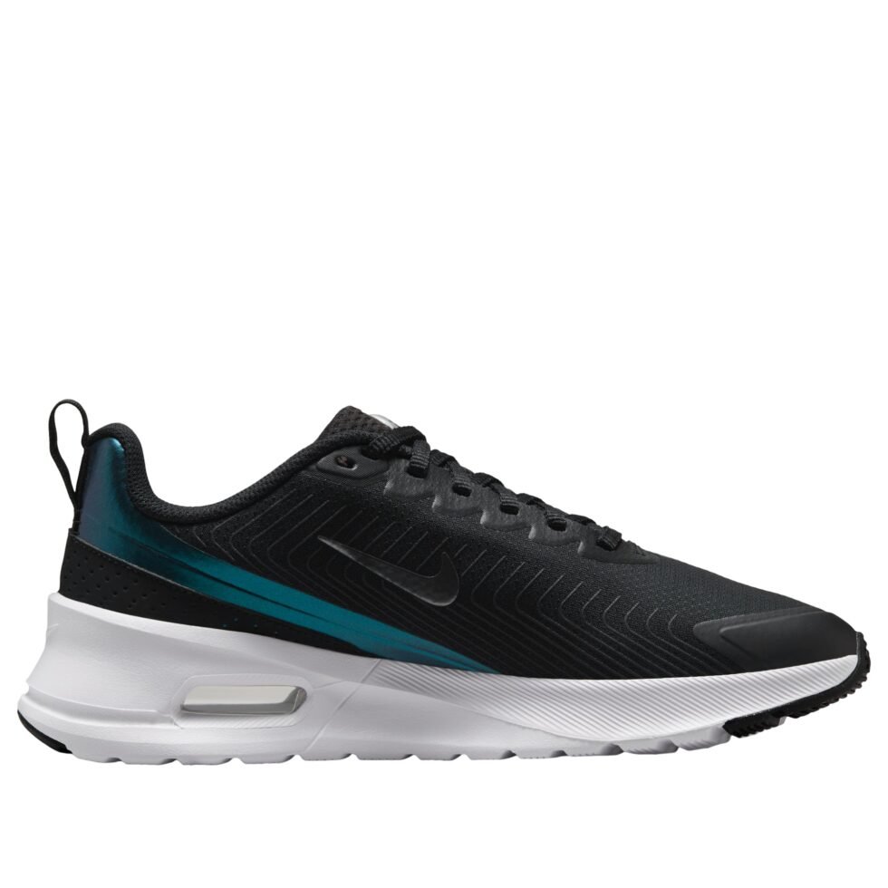 (WMNS) Nike Air Max Nuaxis 'Black White Metallic Silver Metallic Dark Grey' HF1233-003 - Image 6
