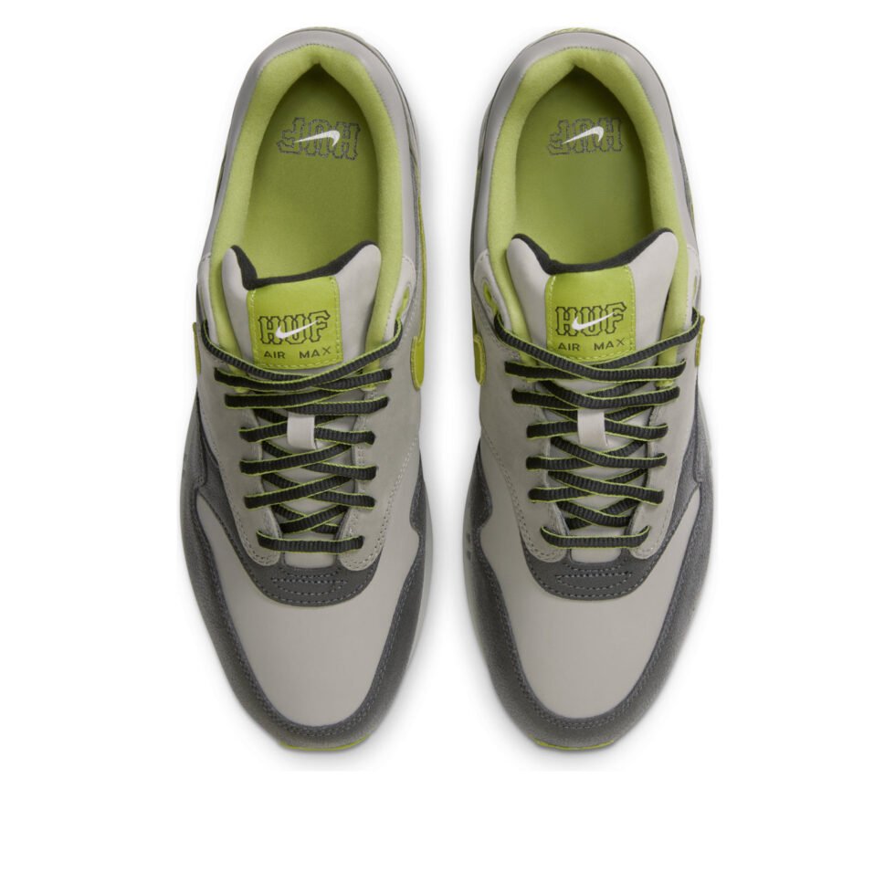 Nike x HUF Air Max 1 'Anthracite Medium Grey Pear' HF3713-002 - Image 2