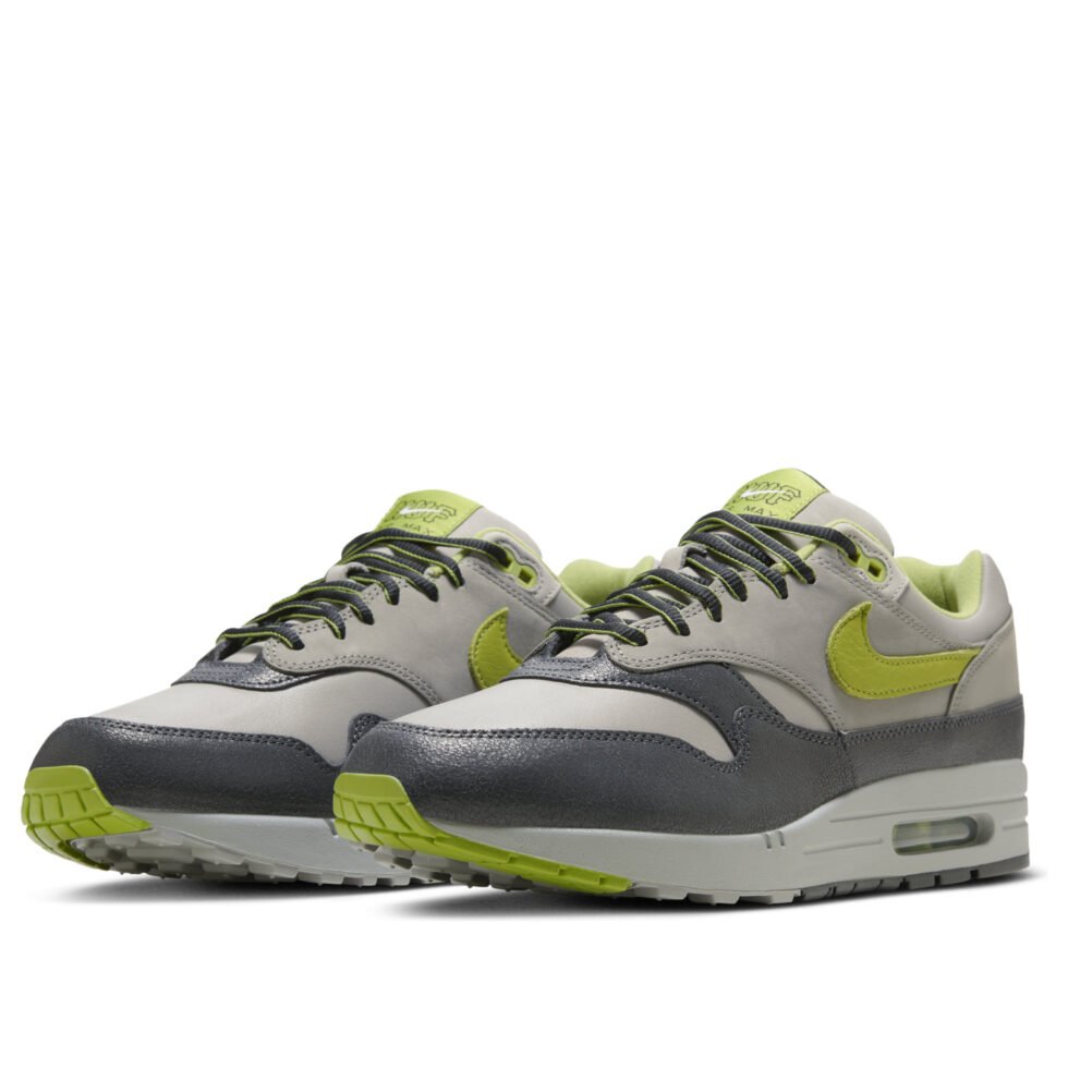 Nike x HUF Air Max 1 'Anthracite Medium Grey Pear' HF3713-002 - Image 4
