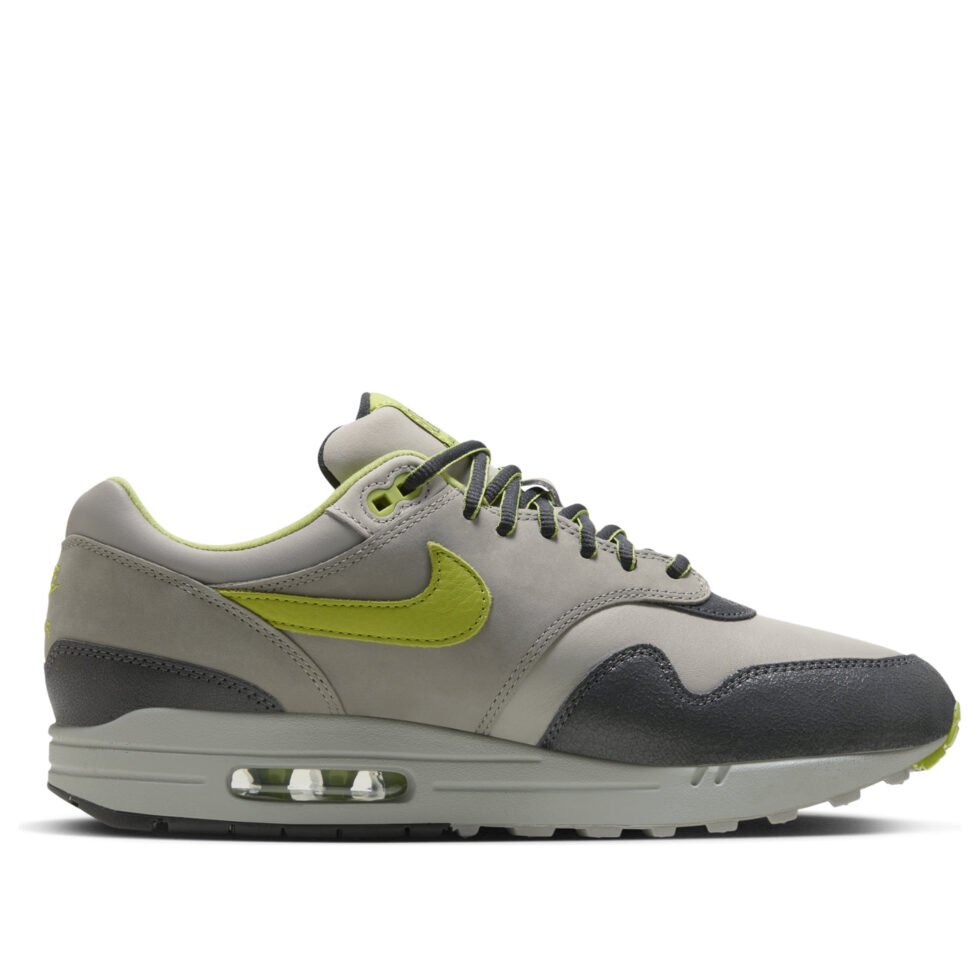 Nike x HUF Air Max 1 'Anthracite Medium Grey Pear' HF3713-002 - Image 6