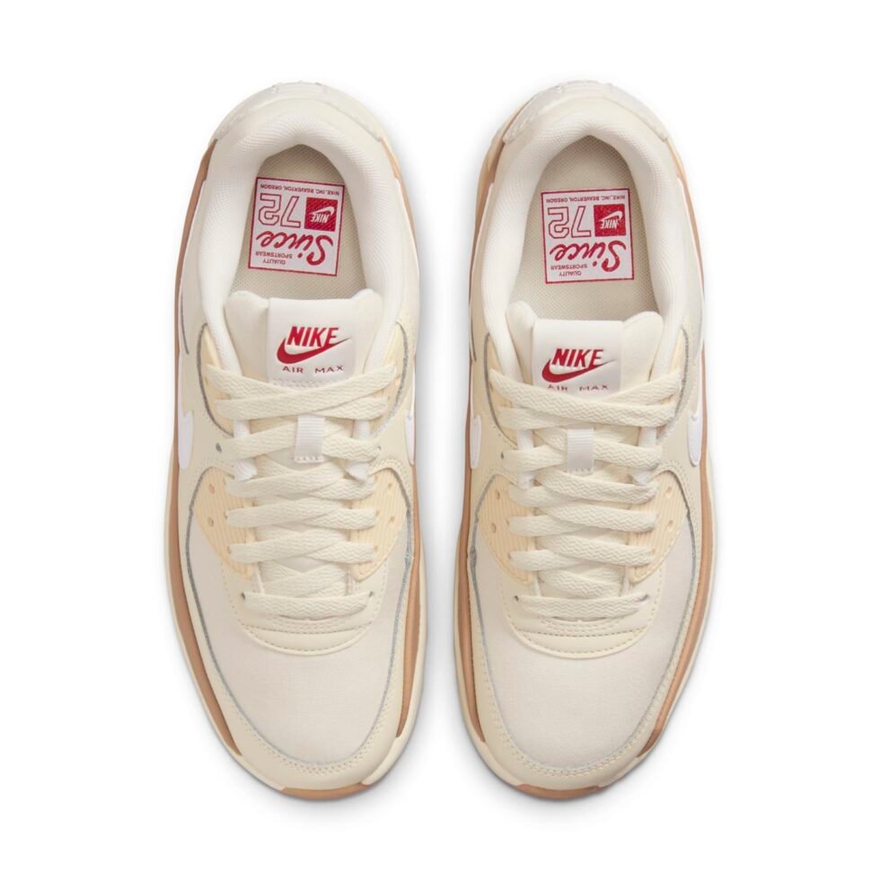 (WMNS) Nike Air Max 90 LV8 'Coconut Milk Vanilla' HF4302-133 - Image 4