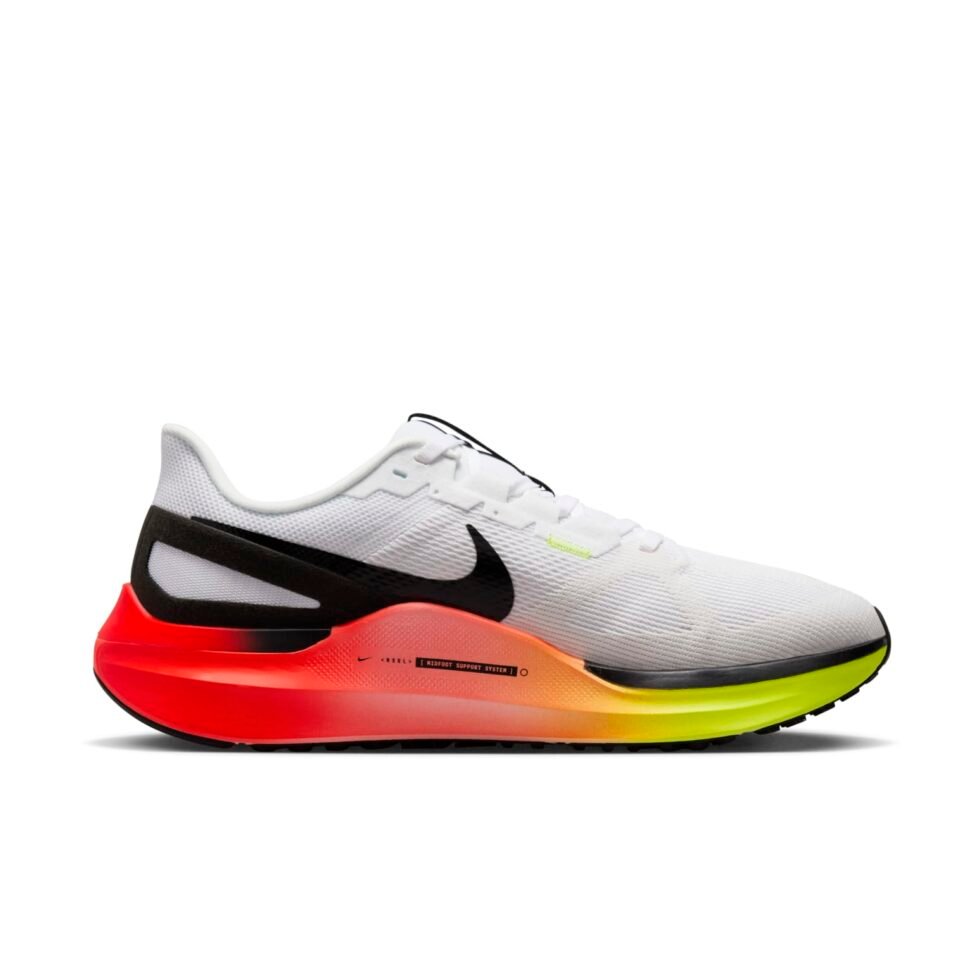 Nike Structure 25 'White Bright Crimson Volt' HF4913-100 - Image 2