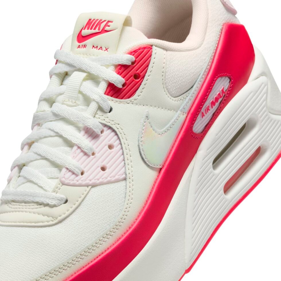 (WMNS) Nike Air Max 90 LV8 'Sail Siren Red' HF5073-133 - Image 7