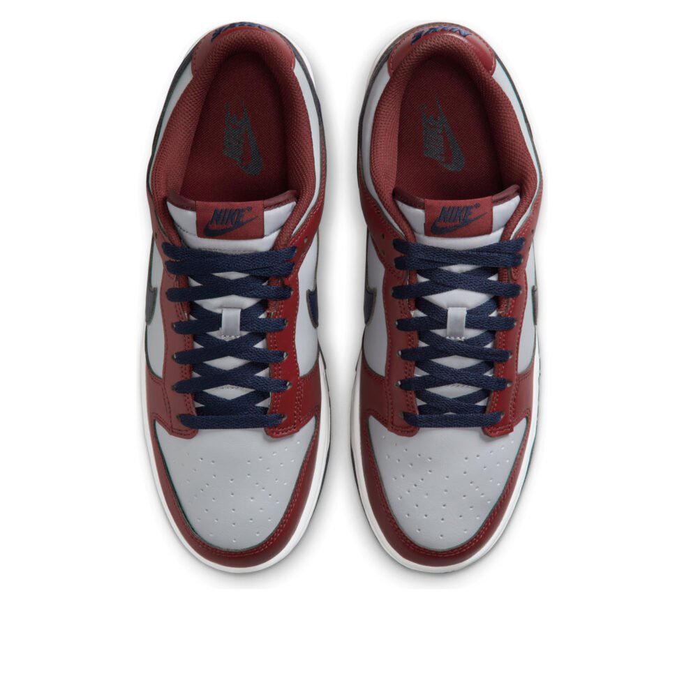 Nike Dunk Low Retro 'Wolf Grey Obsidian Dark Team Red' HF5441-003 - Image 2