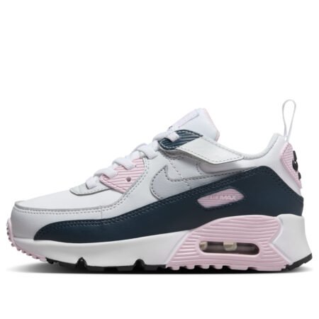 (PS) Nike Air Max 90 EasyOn 'White Pink Foam Armory Navy Wolf Grey' HF6357-104