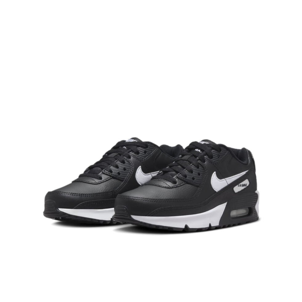(GS) Nike Air Max 90 'Black White' HF6358-002 - Image 3