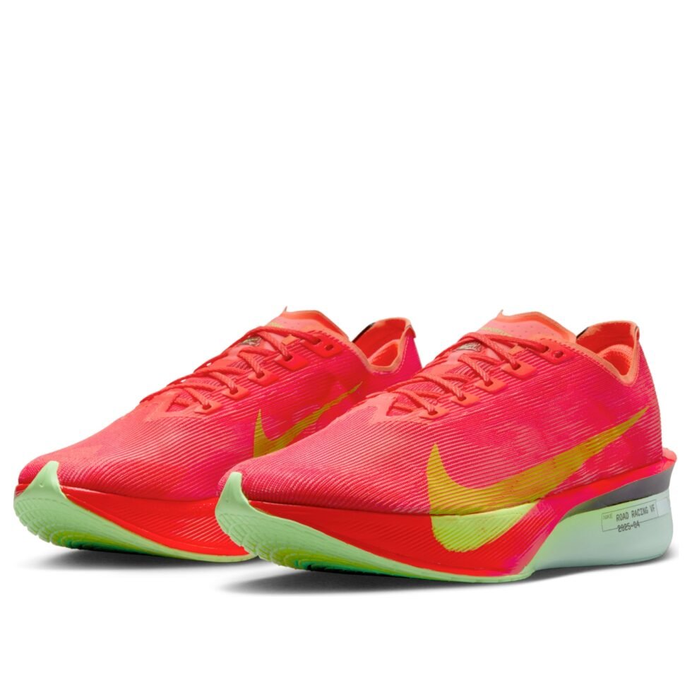 Nike ZoomX Vaporfly Next% 4 'Bright Crimson Mint Foam Cave Purple Lime Blast' HF6414-600 - Image 4