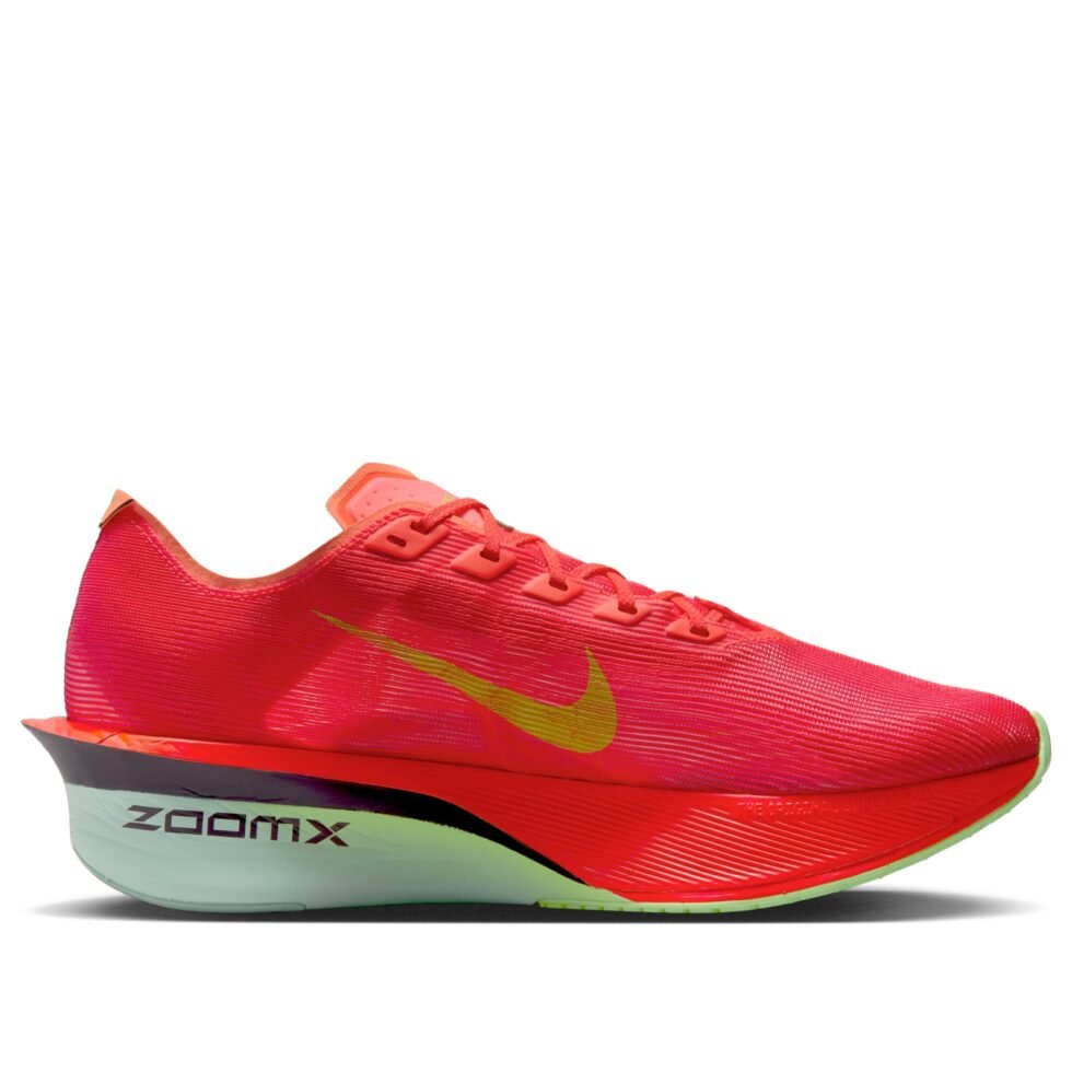 Nike ZoomX Vaporfly Next% 4 'Bright Crimson Mint Foam Cave Purple Lime Blast' HF6414-600 - Image 6