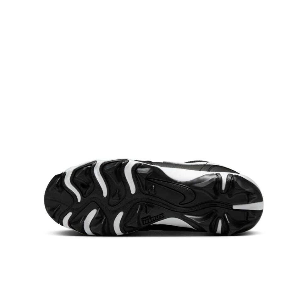 (GS) Air Jordan 1 Low Cleat 'Black White' HF6885-001 - Image 6