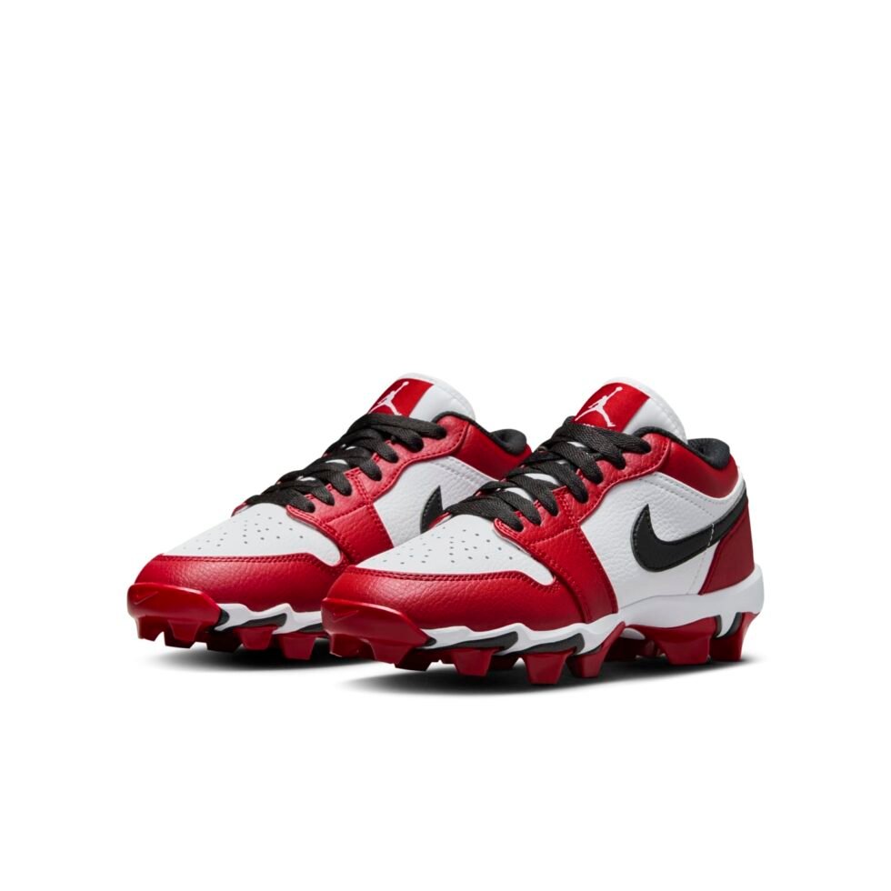 (GS) Air Jordan 1 Low Cleat 'Chicago' HF6885-106 - Image 3