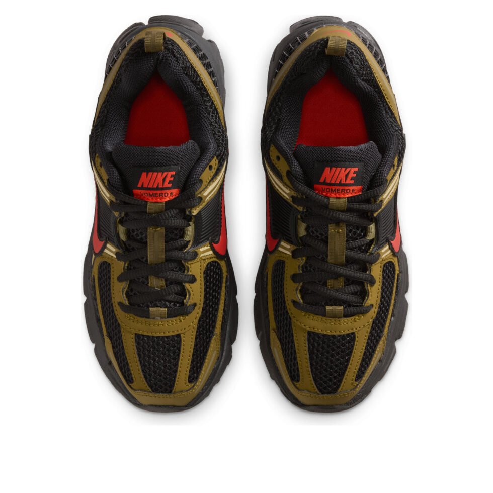 (GS) Nike Air Zoom Vomero 5 'Black Olive Flak Red' HF6998-013 - Image 2