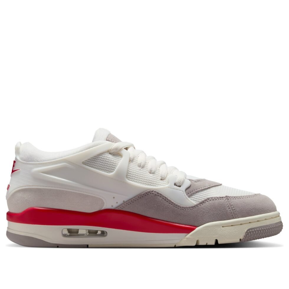 Air Jordan 4 RM 'White Varsity Red' HF8126-100 - Image 6