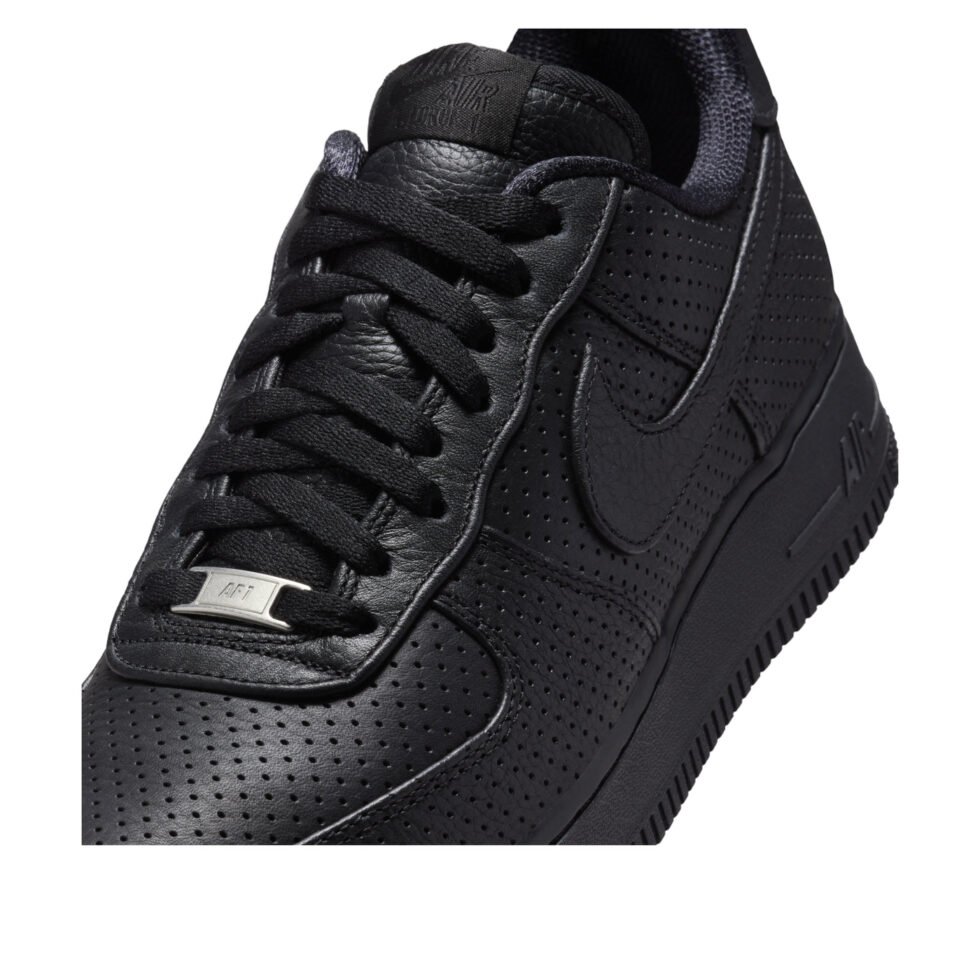 Nike Air Force 1 Low SP 'Triple Black Perforated' HF8189-001 - Image 5