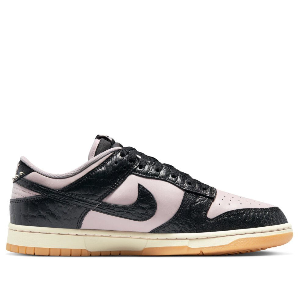 Nike Dunk Low Retro 'Pink Black Croc' HF9191-001 - Image 6