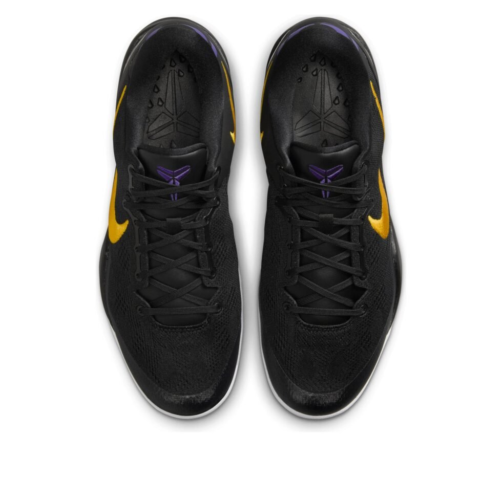 Nike Kobe 8 Protro 'Black University Gold' HF9550-001 - Image 2