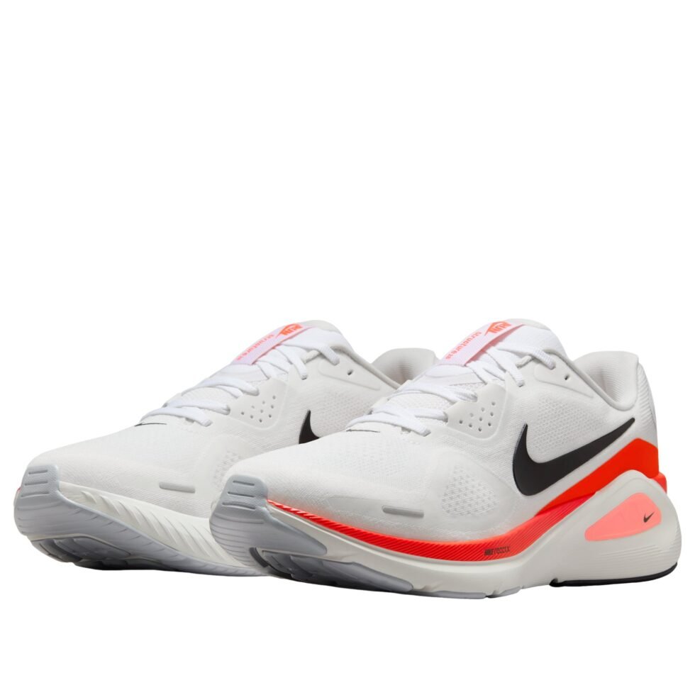 Nike Structure 26 'White Black Bright Crimson' HJ1102-102 - Image 4