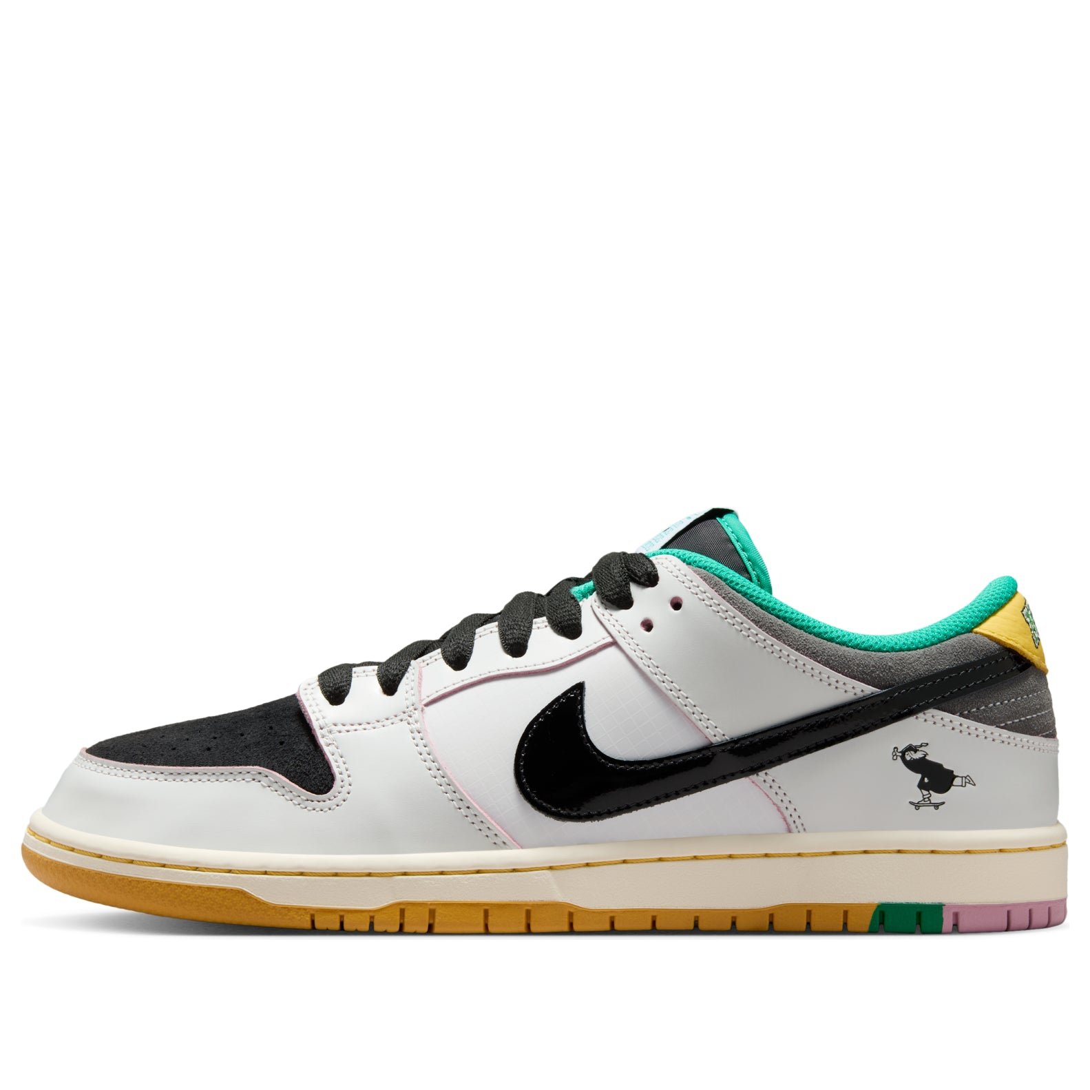 Nike x CSEF SB Dunk Low 'White Black' HJ4132-100
