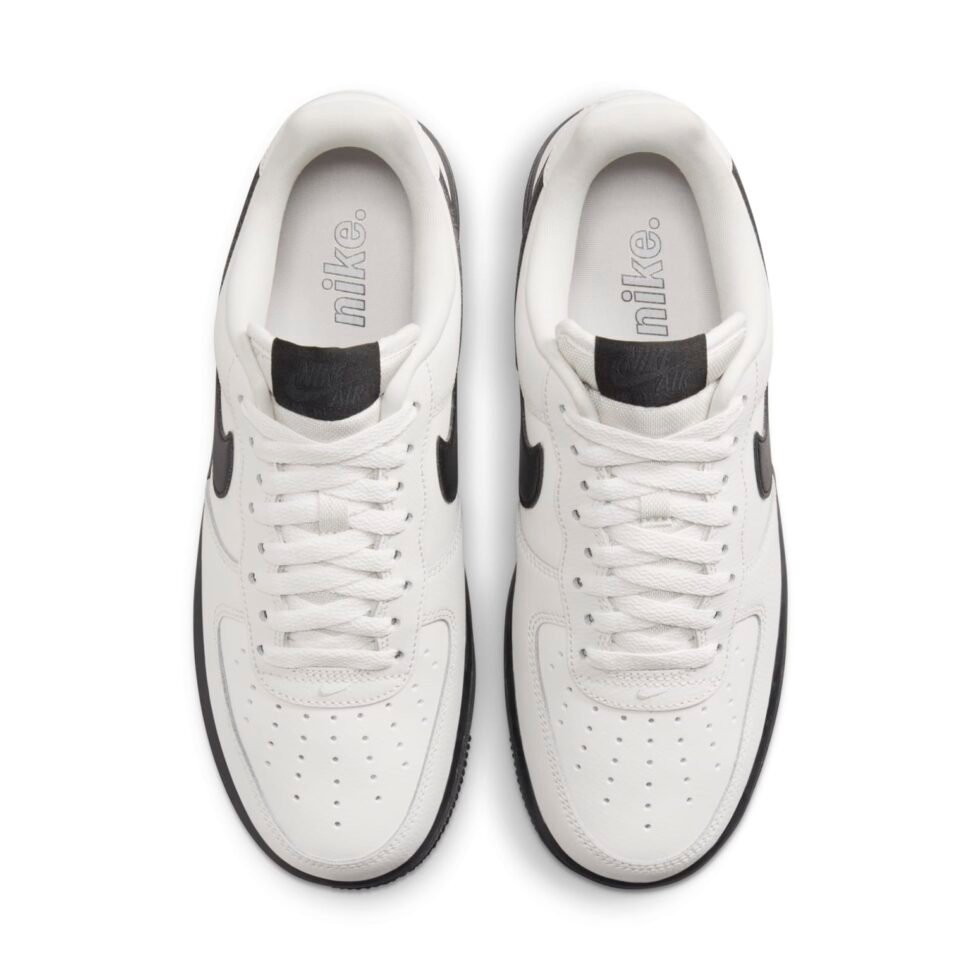 (WMNS) Nike Air Force 1 '07 'Phantom Grey Black' HJ7180-030 - Image 4