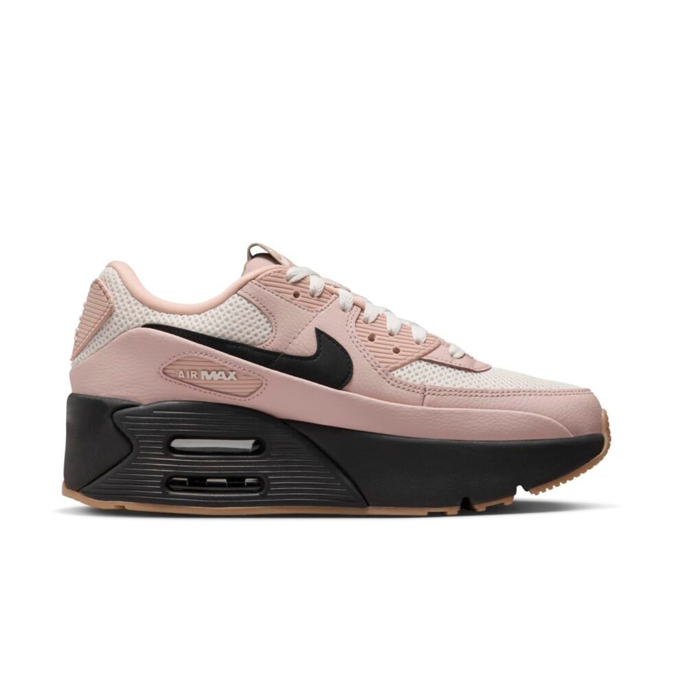 (WMNS) Nike Air Max 90 LV8 'Pink Oxford Black' HJ7239-699 - Image 2