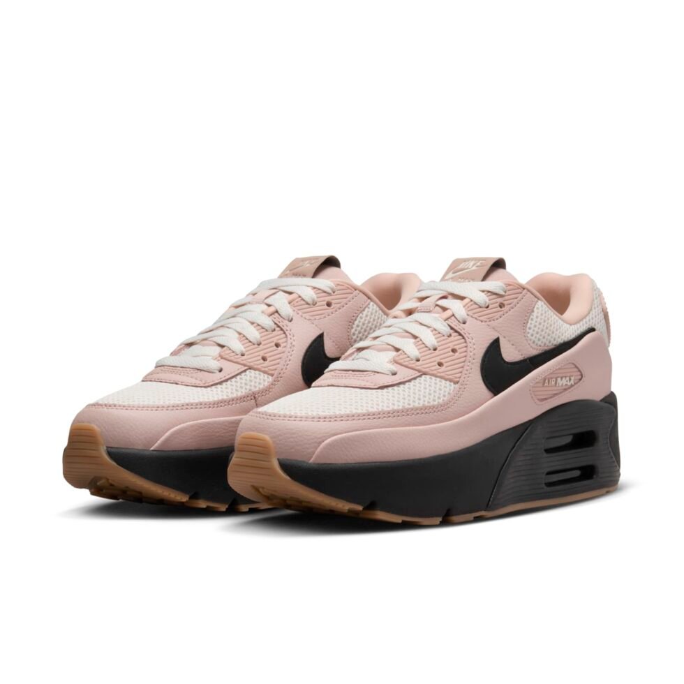(WMNS) Nike Air Max 90 LV8 'Pink Oxford Black' HJ7239-699 - Image 3