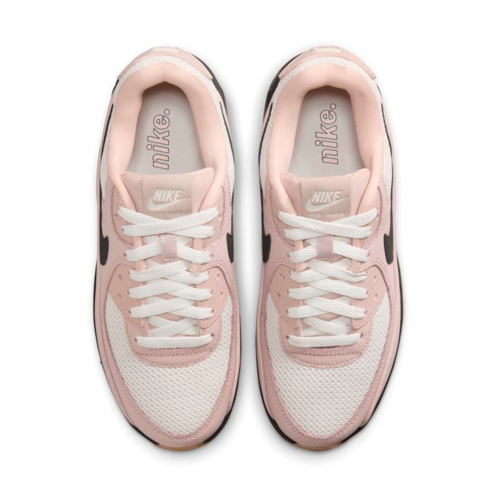 (WMNS) Nike Air Max 90 LV8 'Pink Oxford Black' HJ7239-699 - Image 4