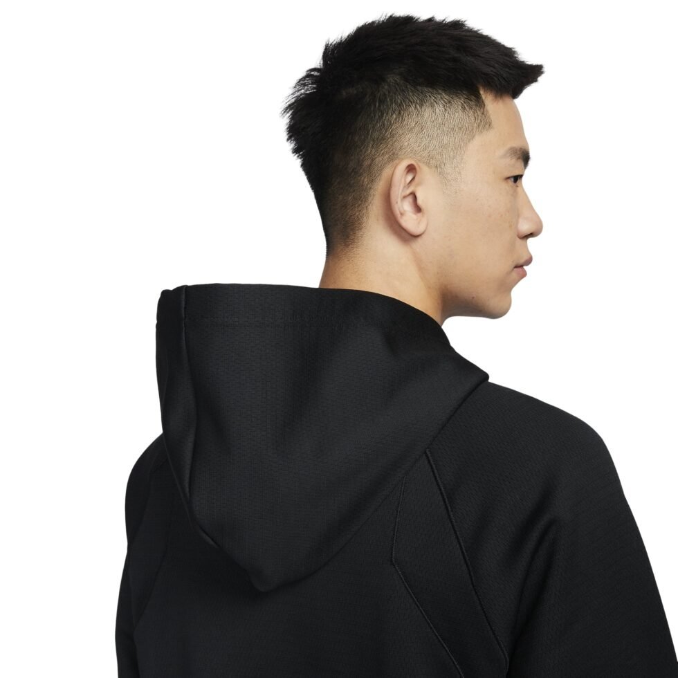 Nike Kobe Therma-FIT Pullover Hoodie Asia Sizing 'Black White' HJ8110-010 - Image 5