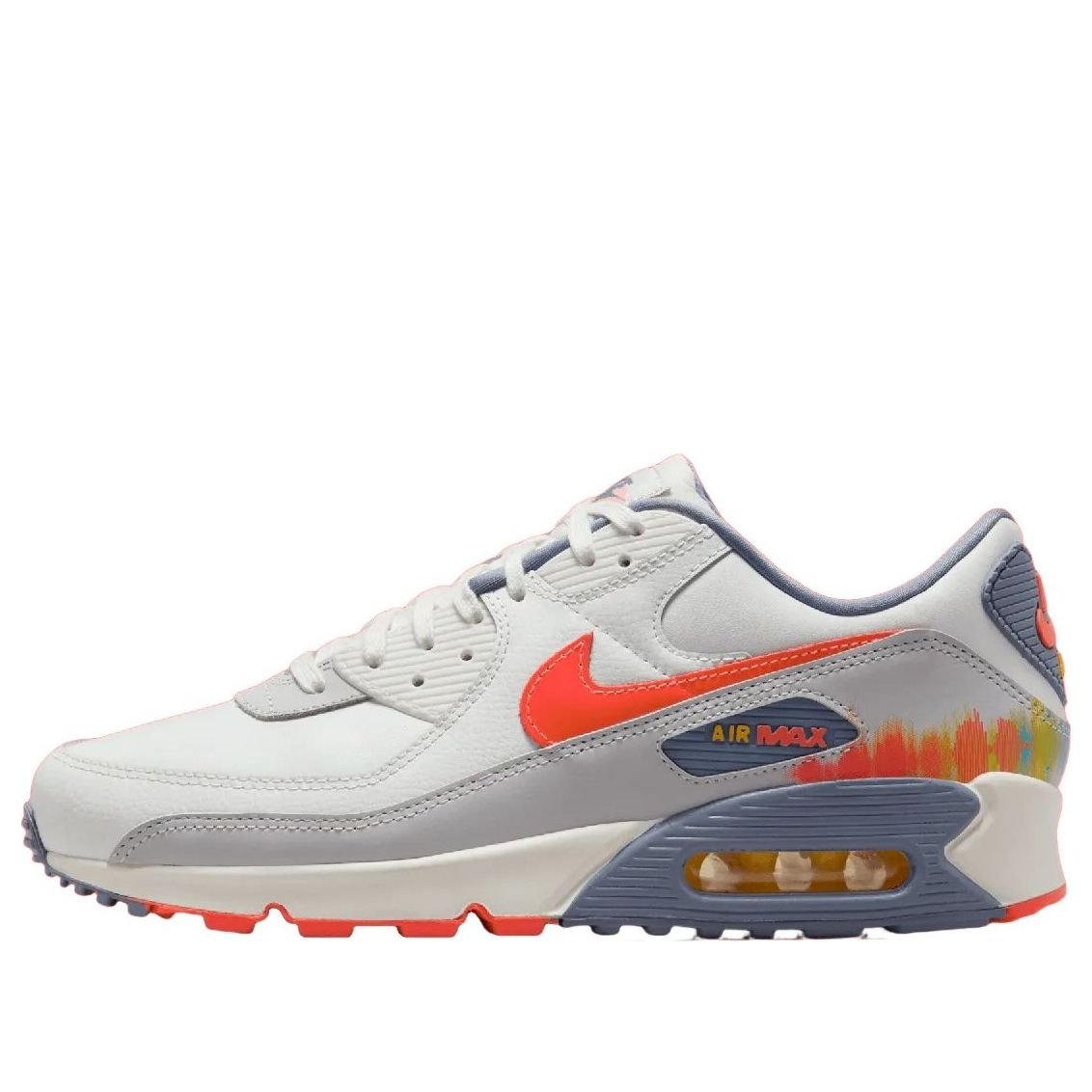 Nike Air Max 90 Premium 'Summit White Bright Crimson' HJ9147-121