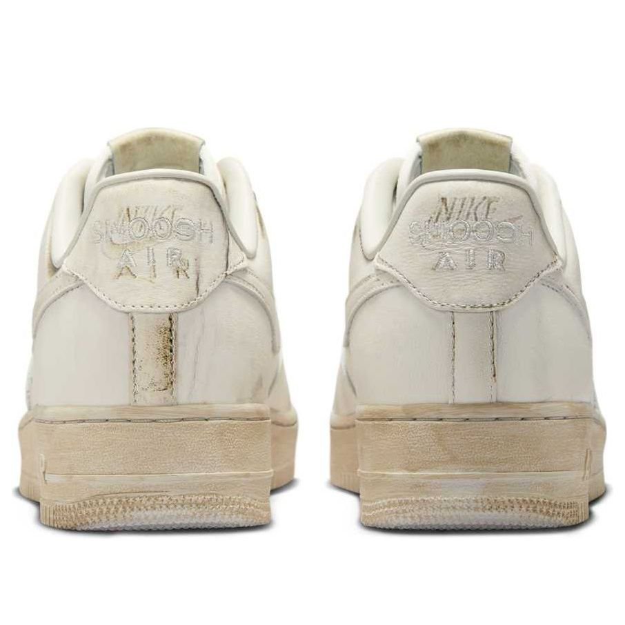 Nike x .SWOOSH Air Force 1 Low 'Dirty Triple White' HJ9346-100 - Image 5