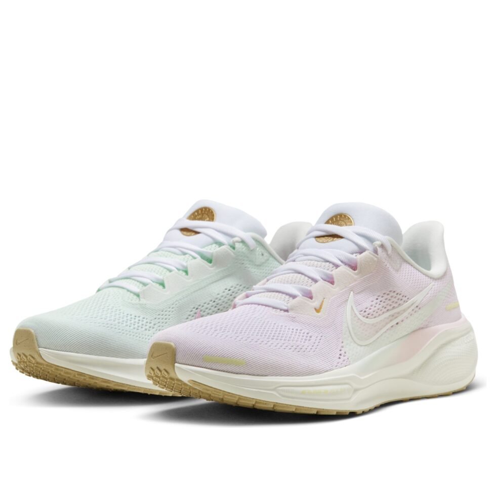 (WMNS) Nike Air Zoom Pegasus 41 'Barely Green Playful Pink' HM3732-361 - Image 4