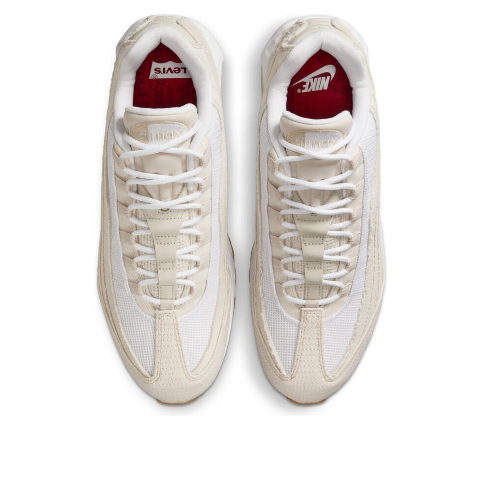 Nike x Levi's Air Max 95 'White and Ecru' HM4743-100 - Image 2