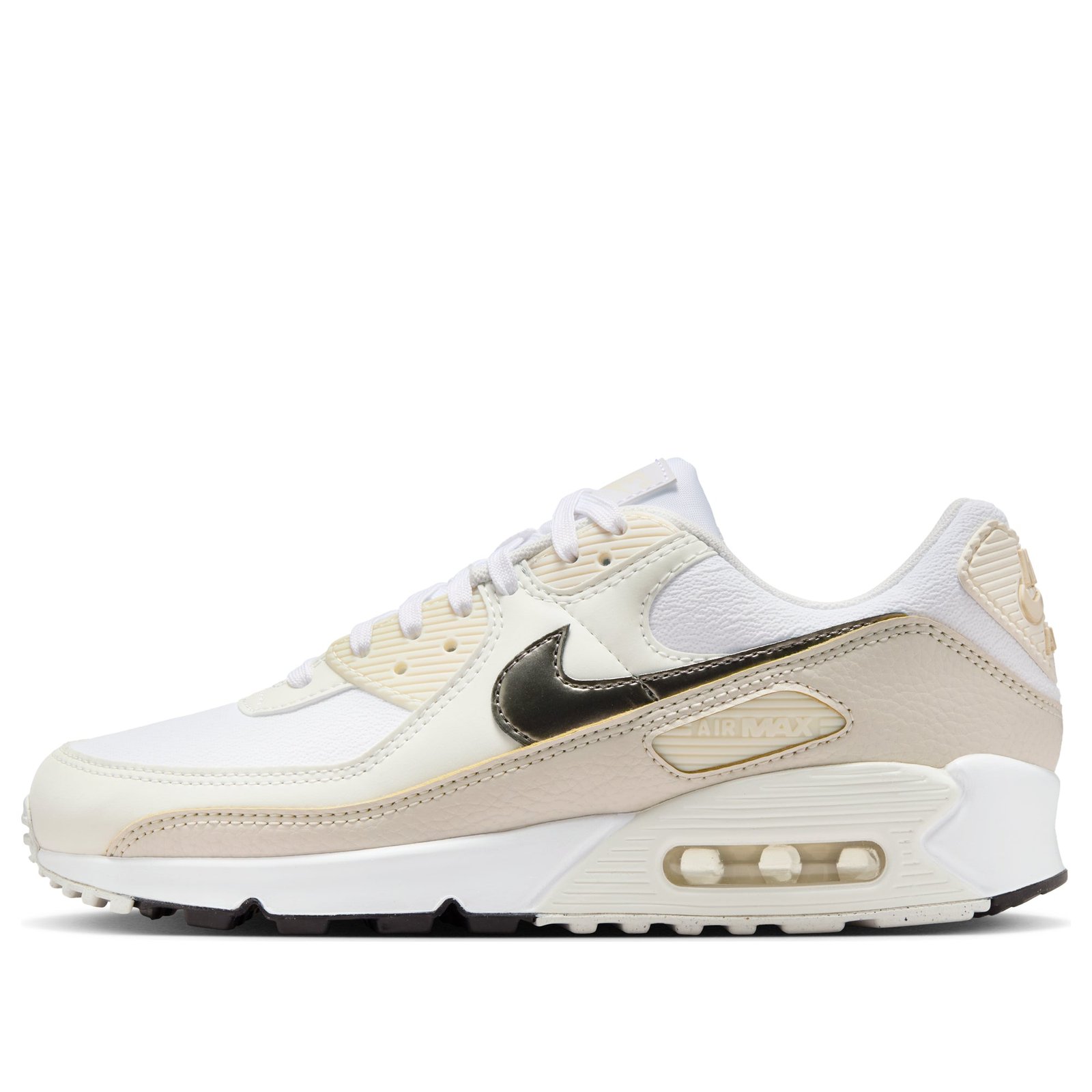 (WMNS) Nike Air Max 90 'White Light Orewood Brown' HM8128-101